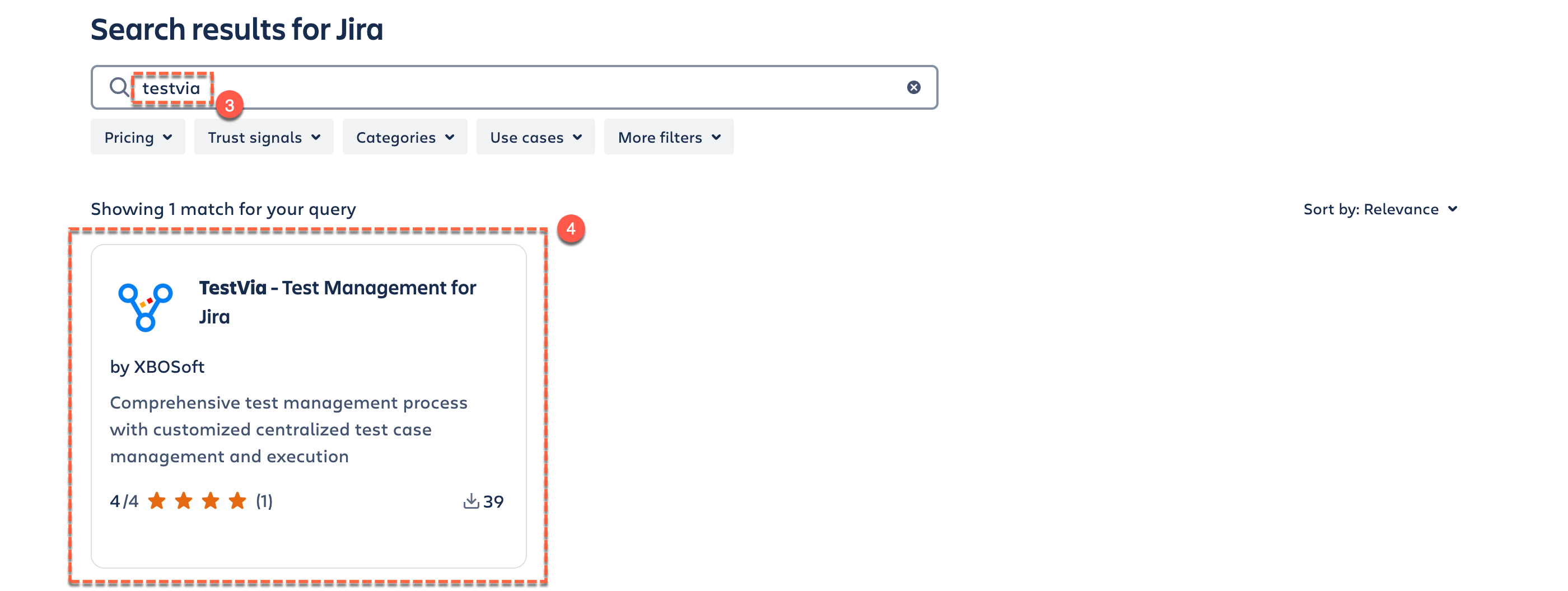 Search TestVia